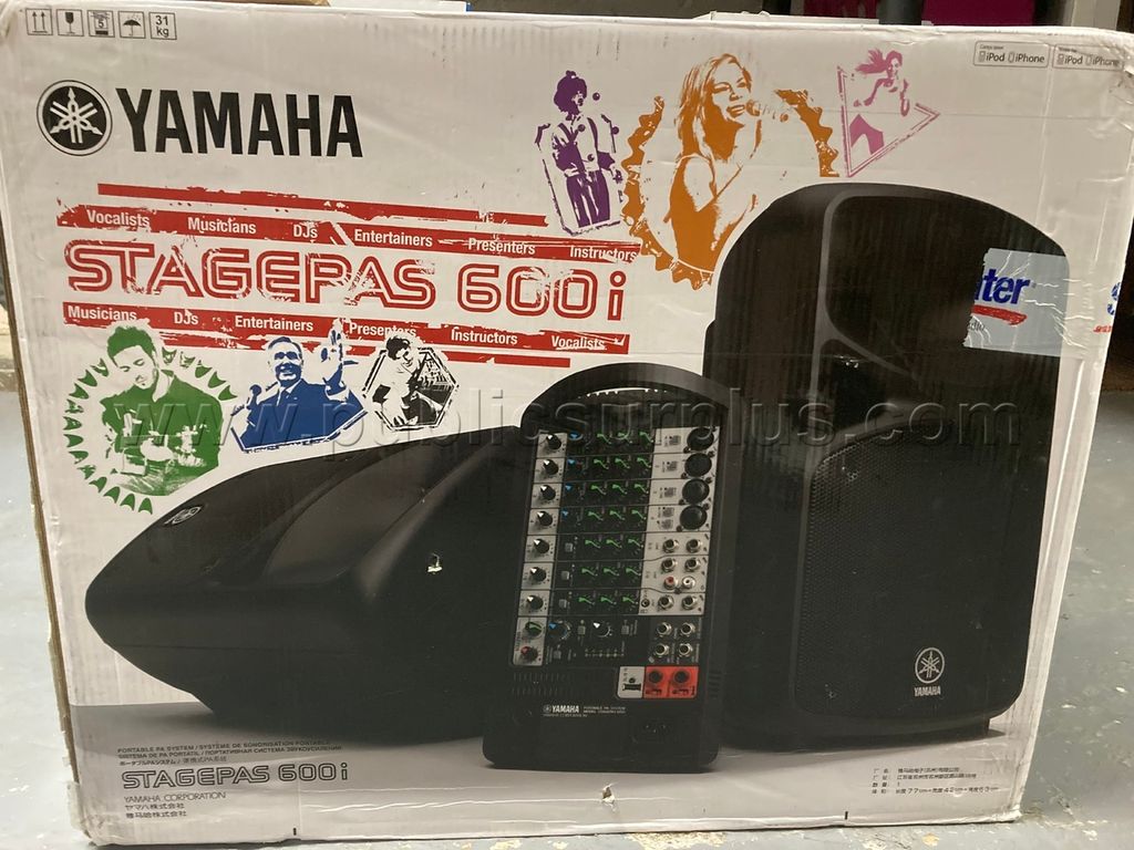 Yamaha stagepas 600i   PA system - photo 1