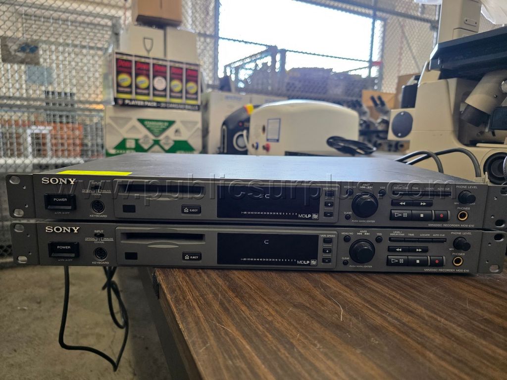 2 - Sony Mini Disc Recorders MDS-E10 (118482) BID IS PER RECORDER - photo 1