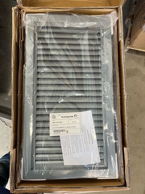 Cal-Royal 12"x24" Fire Rated Inverted Y Blade Louvers, Lot of 16 - photo 1