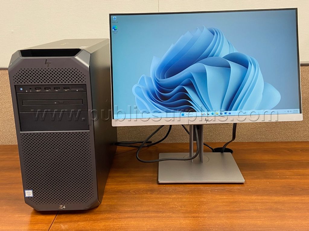 1 HP Z4 PC with HP Monitor - Windows 11 - No Shipping /RA - photo 1