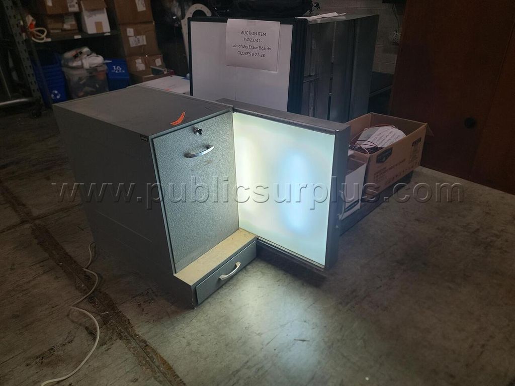 Laboratory Slide Dryer / Storage Cabinet with Lighted Door and Racks - photo 1