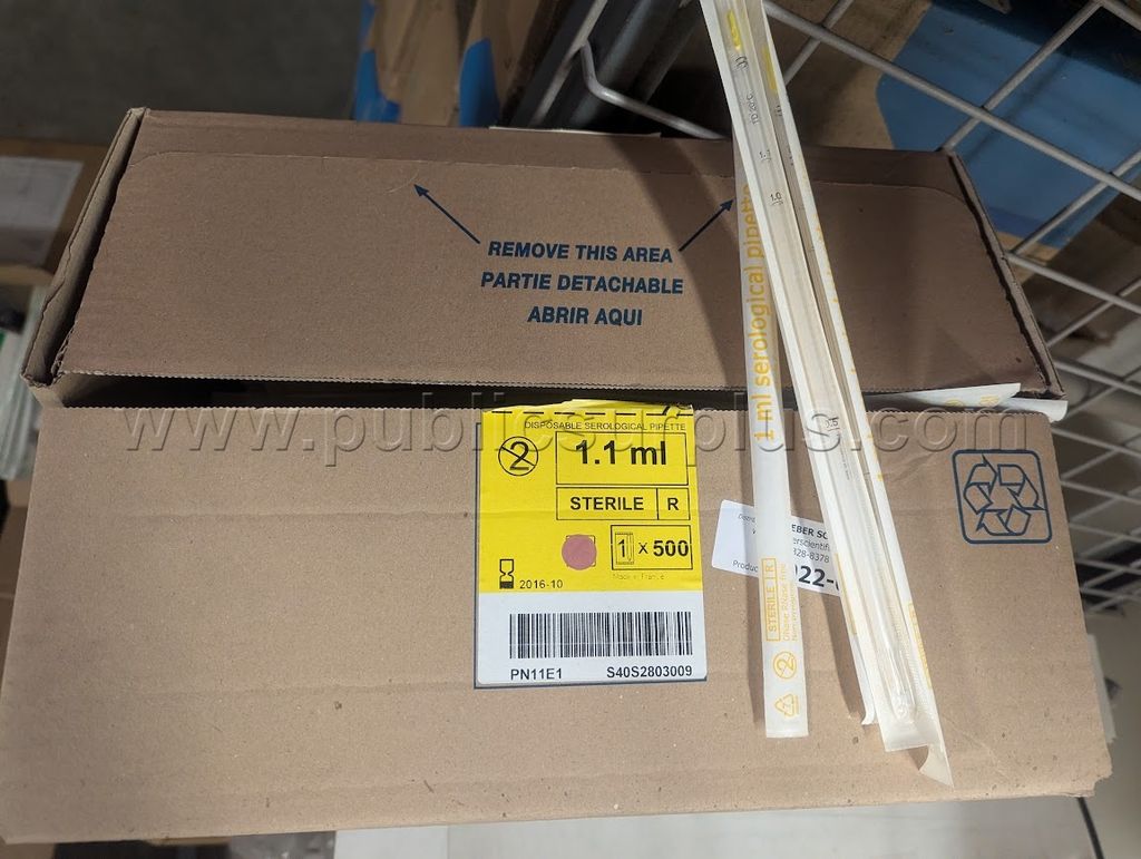 Weber 1.1ml SerolQ 1 Case, 1000pcsogical Pipettes - photo 1