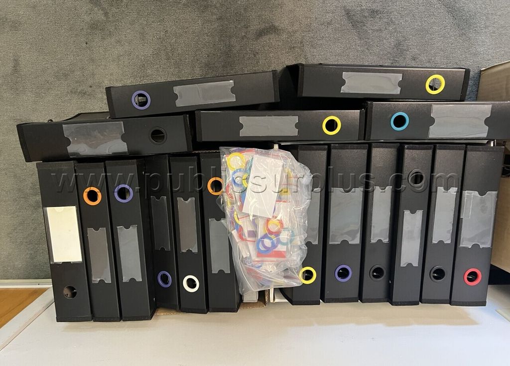 Lot of 17 Black Heavy-Duty Binders - Excellent Condition - photo 1