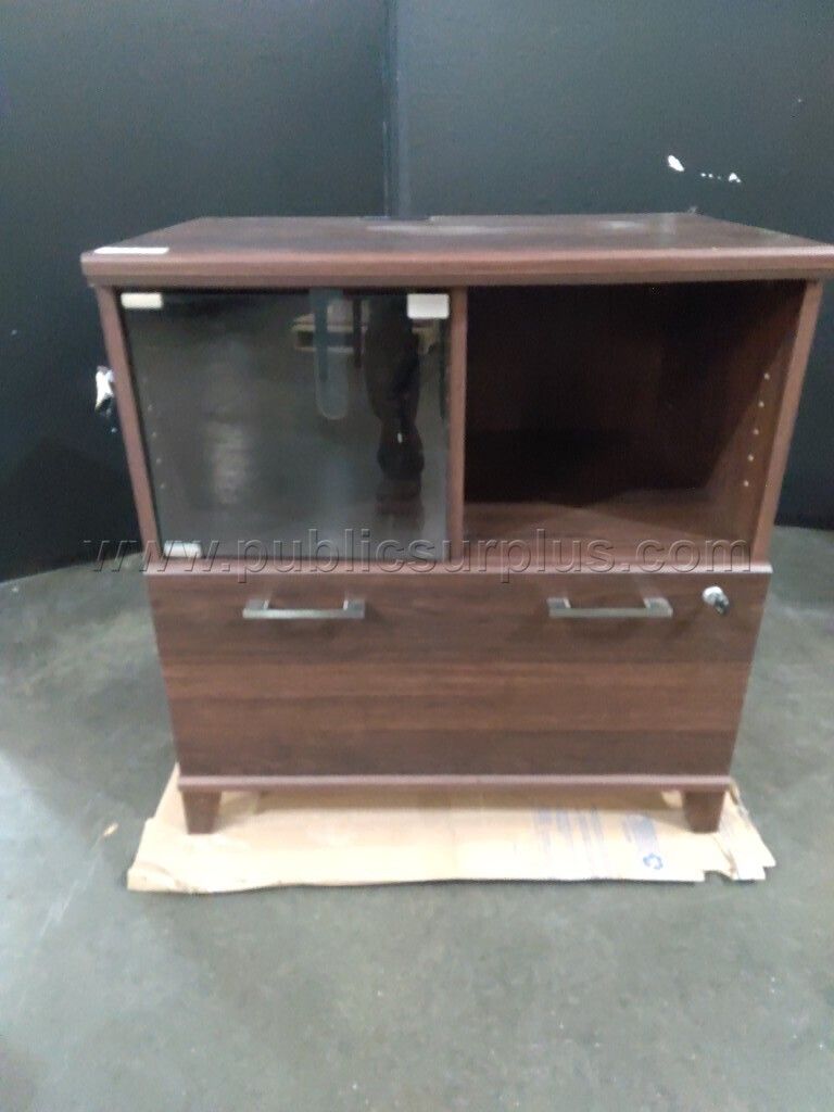 Wood cabinet with power - photo 1