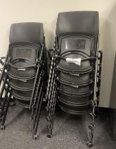 14 Collapsible Chairs with wheels (no arm rests) - photo 1