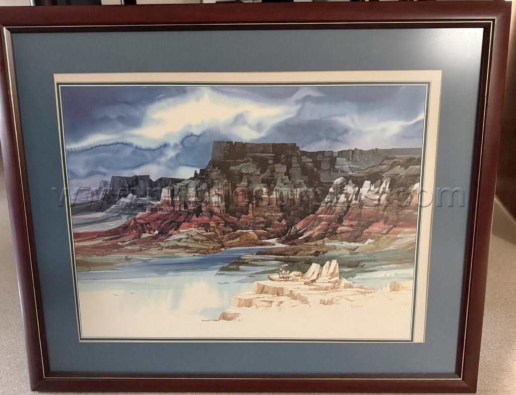 Auction#512- Southwest canyon picture frame - photo 1