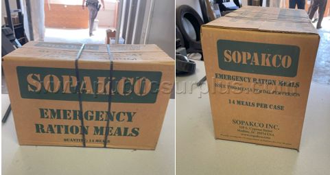 LOT 205  14 pack emergency ration meals - photo 1