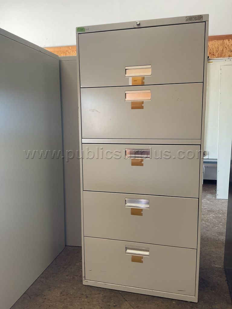 1-5 Drawer Lateral File Cabinet Lot # 4956 - photo 1