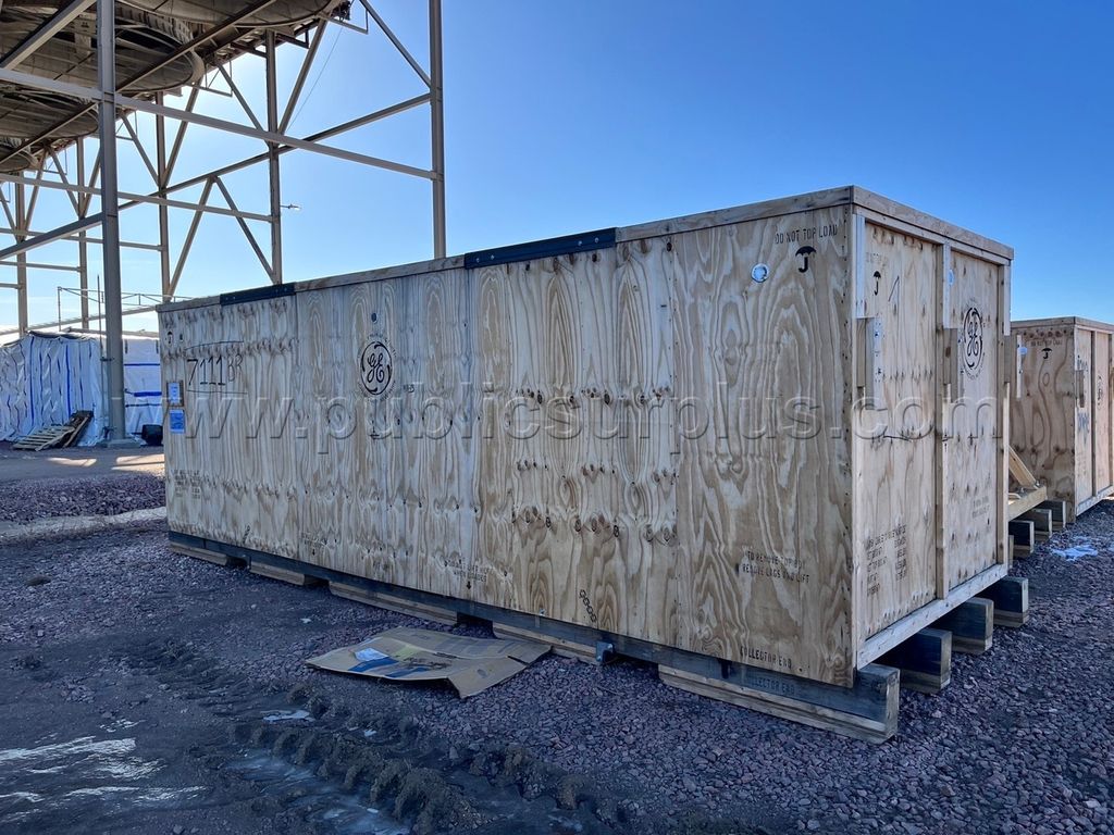 Empty Wood Turbine Crate - photo 1