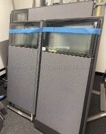 Variety of Cubicle panel parts, cubicle window parts, and brackets parts in diff - photo 1