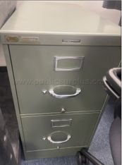 1 Green Pedestal filing cabinet - photo 1