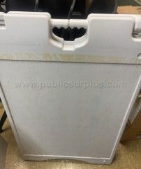 1 Portable plastic A-Frame Sign Stand- - photo 1
