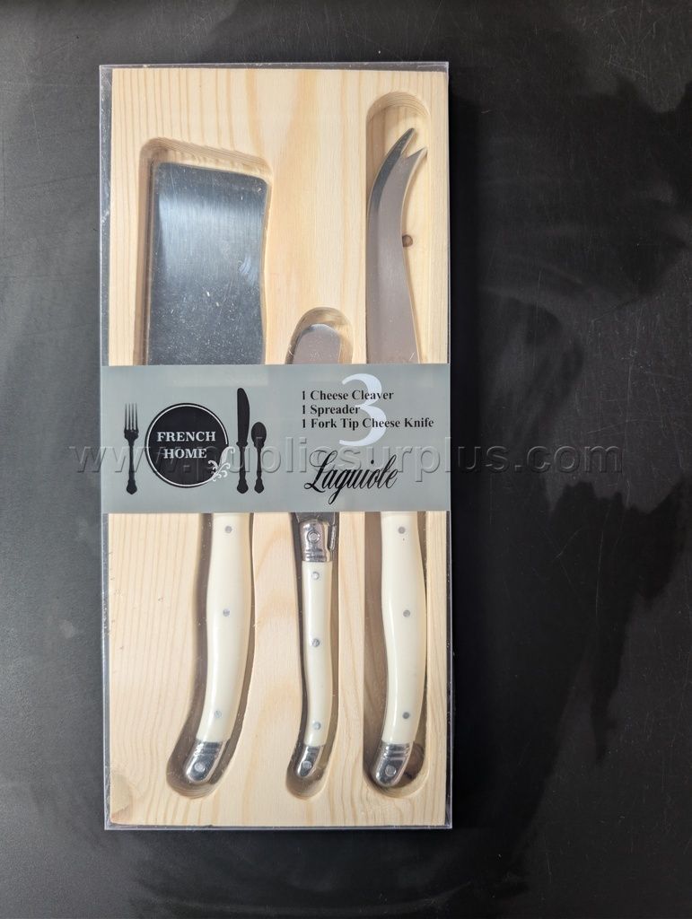 Laguiole 3-Piece Cheese Knife Set - Shipping $14.99 /RL - photo 1