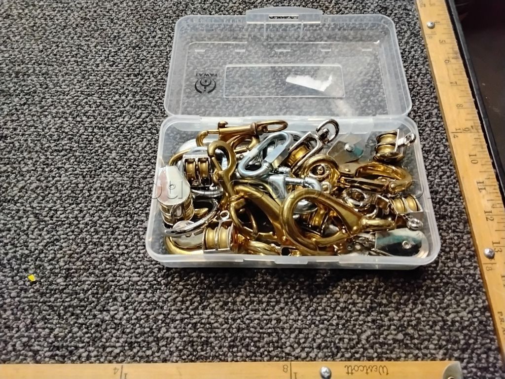 Lot of Misc. Stainless Steel and Bronze Finished Hardware - E - photo 1