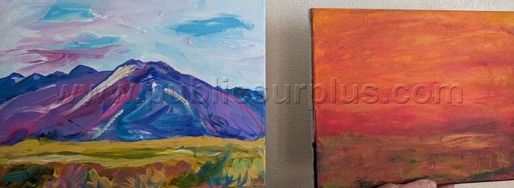 Two Canvass Paintings - photo 1
