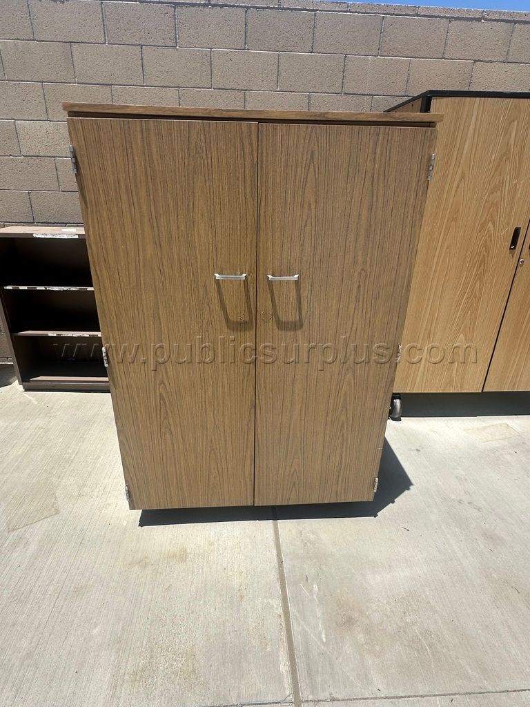 Rolling Wood Cabinets - photo 1