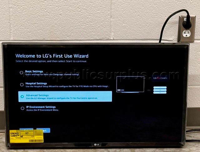 LG FLATSCREEN TV  PD468 - photo 1