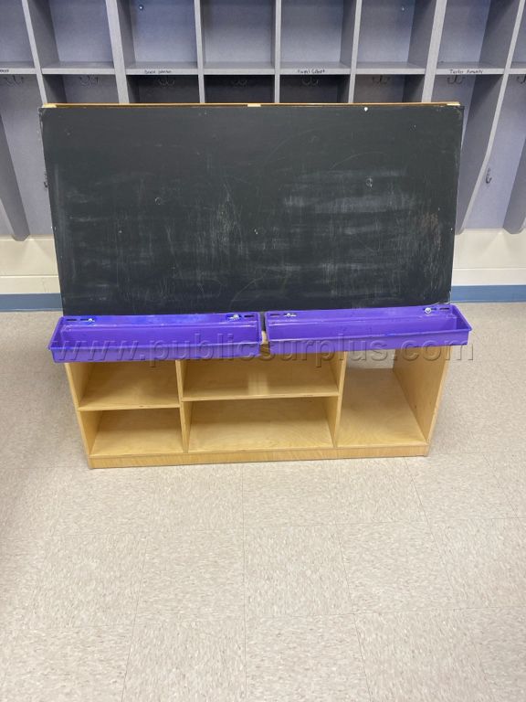 Double-Sided Chalkboard w/ Storage - photo 1