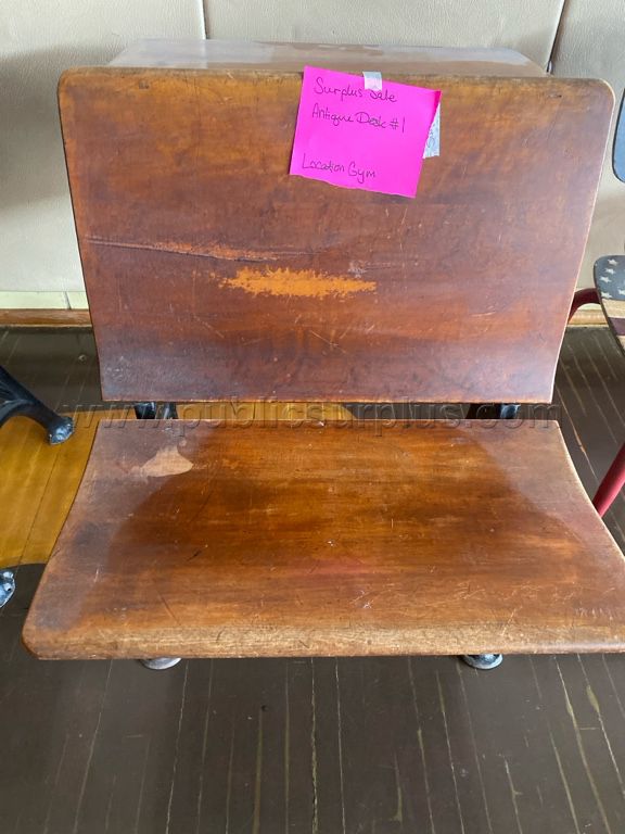 Antique School Desk #1 - photo 1