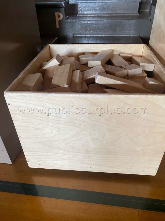 Wooden Blocks w/ Rolling Bin - photo 1