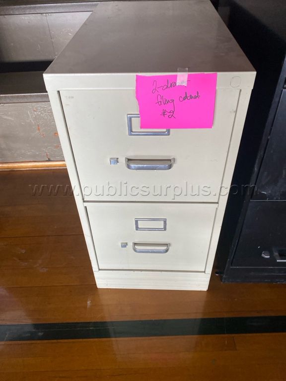 2-Drawer Filing Cabinet #2 - photo 1