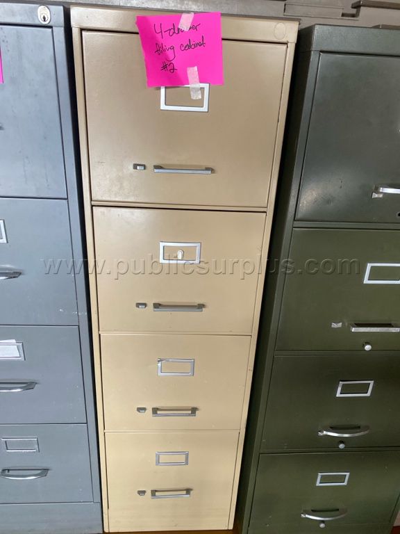 4-Drawer Filing Cabinet #2 - photo 1