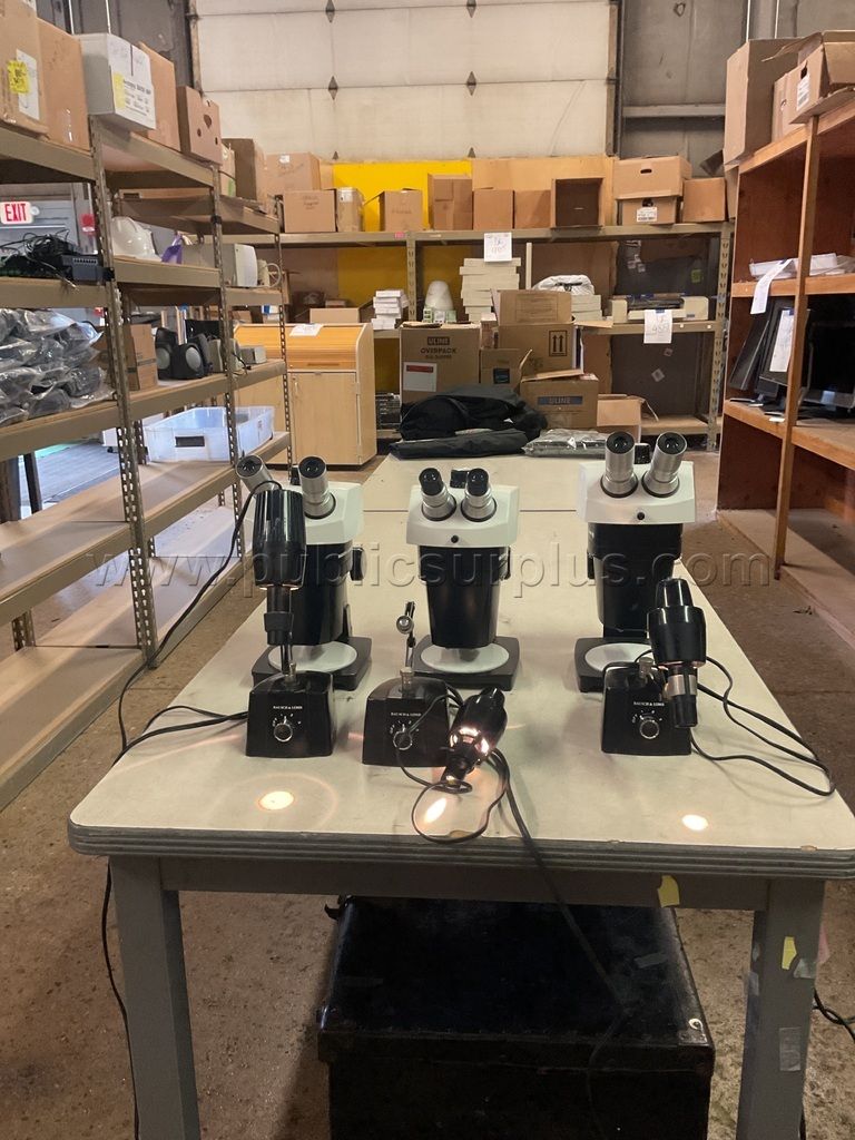 3-Bausch & Lomb Microscopes Lot # 4965 - photo 1