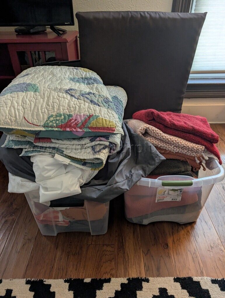 Assorted Linens (Blankets, Towels, Sheets) - photo 1