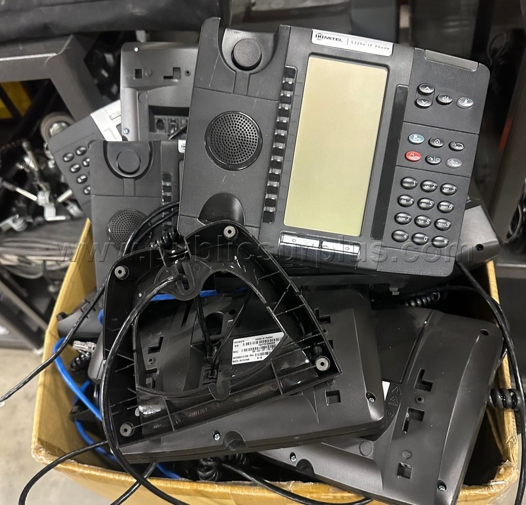 Lot of 20 Mitel 5320 5330e IP Phones Telephones - photo 1