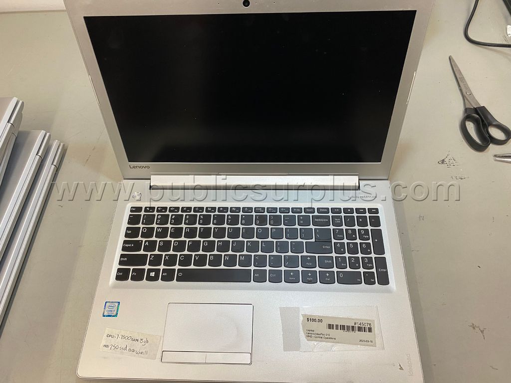 Lot of (5) Lenovo Ideapad Laptops - photo 1