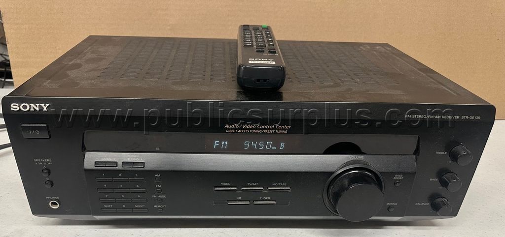 Vintage Sony STR-DE135 AM/FM Stereo Receiver w/Remote - photo 1