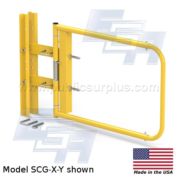 NEW EGA Self-Closing Safety Gate: SCG-X-Y (40" - 48" Wide Openings) - photo 1