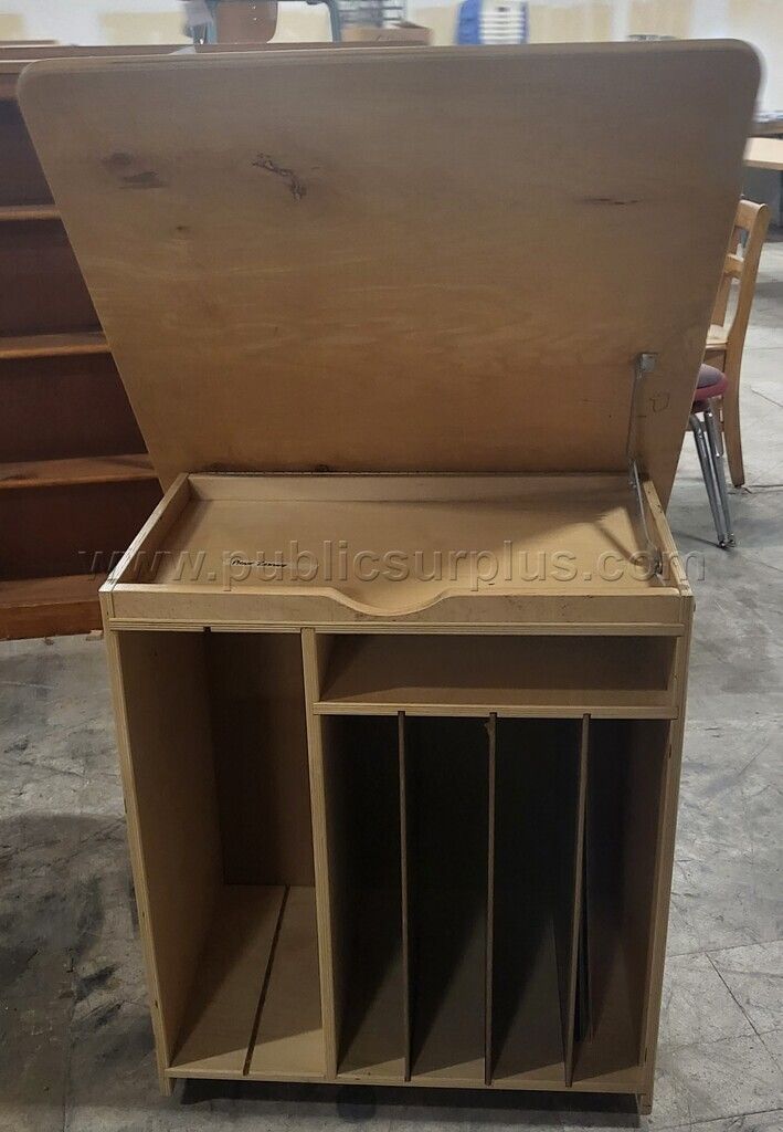 #3 Cubby Cabinet w/Lift-Top Desk - photo 1