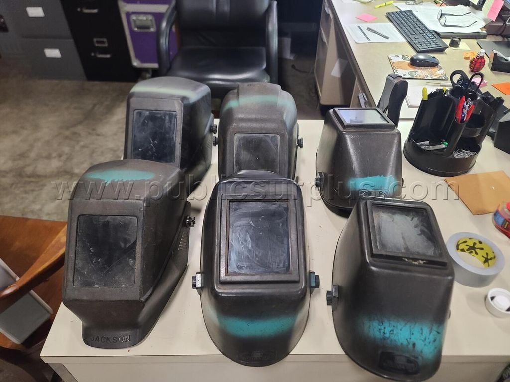 Lot of Welding Helmets - Jackson & Mixed Brands - Parts / Repair - Rough - photo 1
