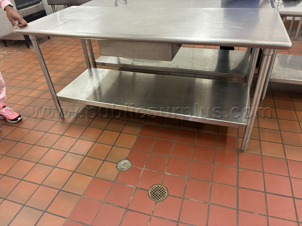 SN 6ft. Stainless steel worktable 1 drawer - photo 1