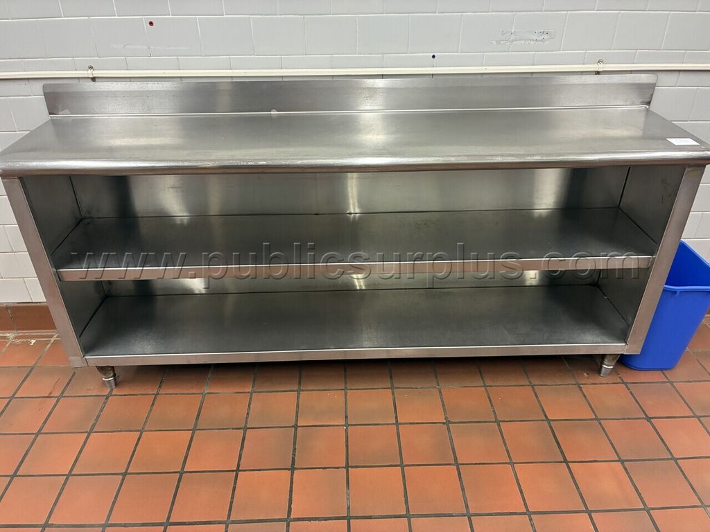 SN Stainless steel worktable/dish cabinet - photo 1