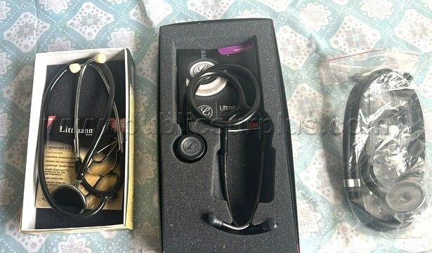 3 NEW STETHOSCOPES - LITTMANN CLASSIC III & II S.E. PLUS GENERIC - photo 1