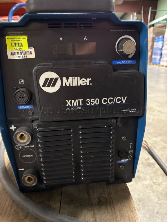 #15 Miller XMT 350 CC/CV Welder Power Source, 501554, A0399 - photo 1