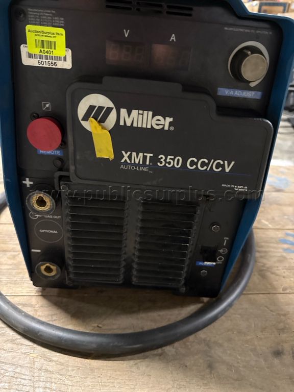 #17 Miller XMT 350 CC/CV Welder Power Source, 501556, A0401 - photo 1