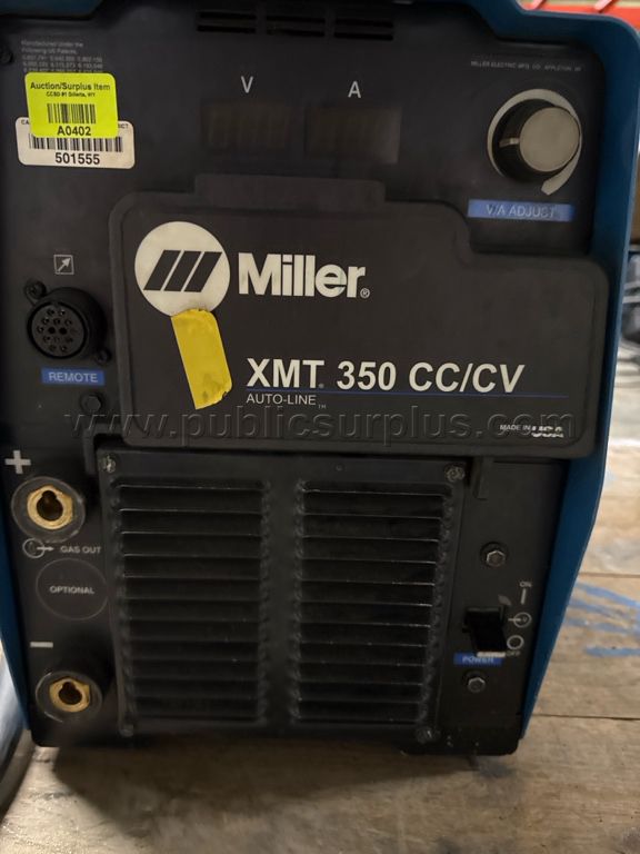#18 Miller XMT 350 CC/CV Welder Power Source, 501555, A0402 - photo 1