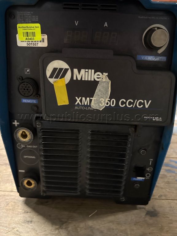 #19 Miller XMT 350 CC/CV Welder Power Source, 501557, A0403 - photo 1