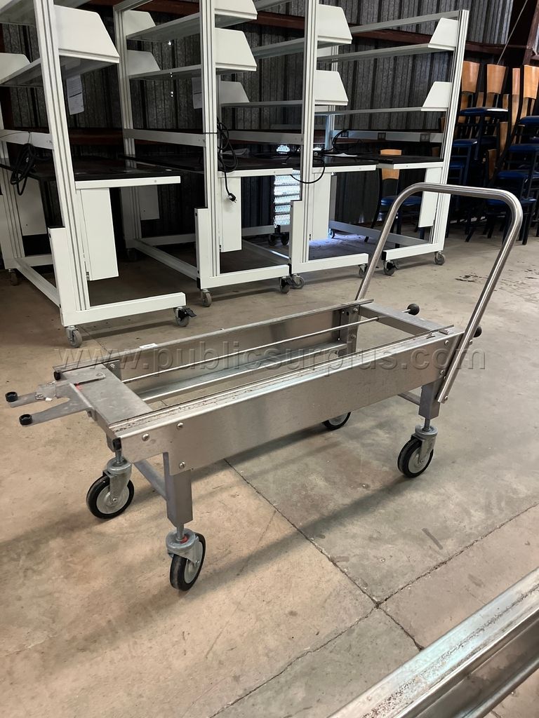 Stainless Steel Autoclave Trolley / Cart with Casters-Building 609-ZW - photo 1