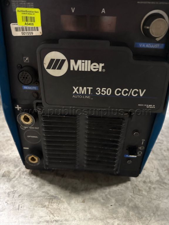 #22 Miller XMT 350 CC/CV Power Source Welder, 501559, A0405 - photo 1