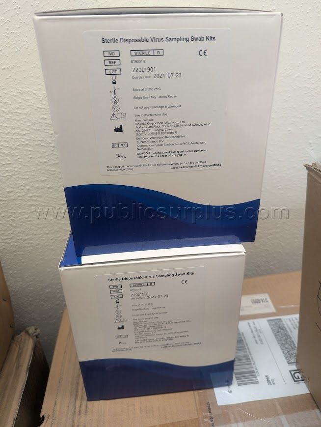 Bioteke Corporation Sterile Disposable Virus Swab Kit LOT Q(2 Boxes,100 per Box) - photo 1