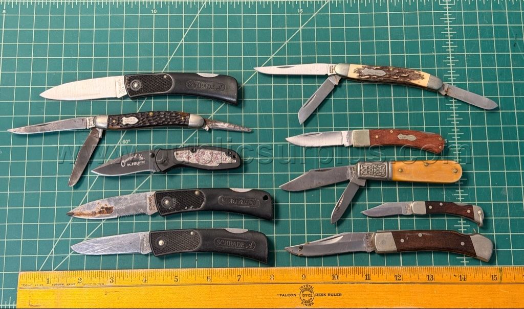 Schrade / Uncle Henry Knives - QTY 10 - Shipping $12.00 - photo 1