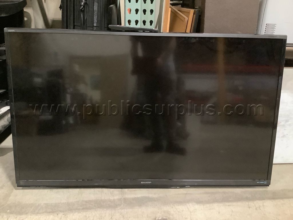 7999 - Sharp Aquos 60" TV w/Remote - photo 1