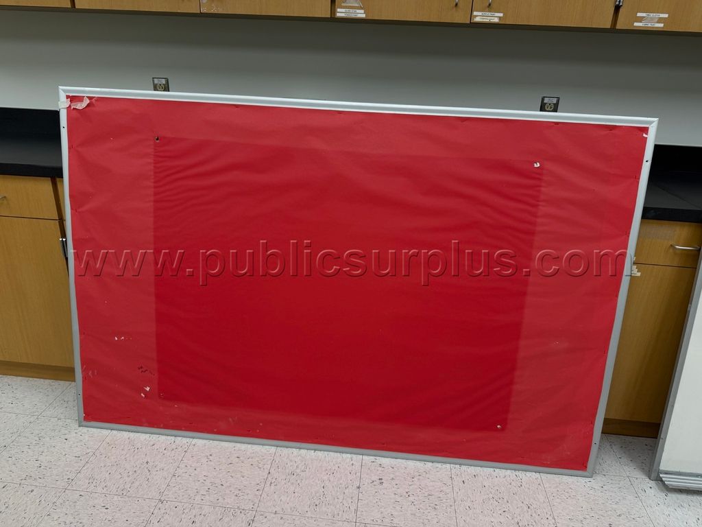 Bulletin Board 72" x 48" (red) - photo 1