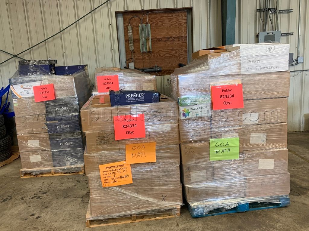 824334-5 Pallets of Math Textbooks - photo 1