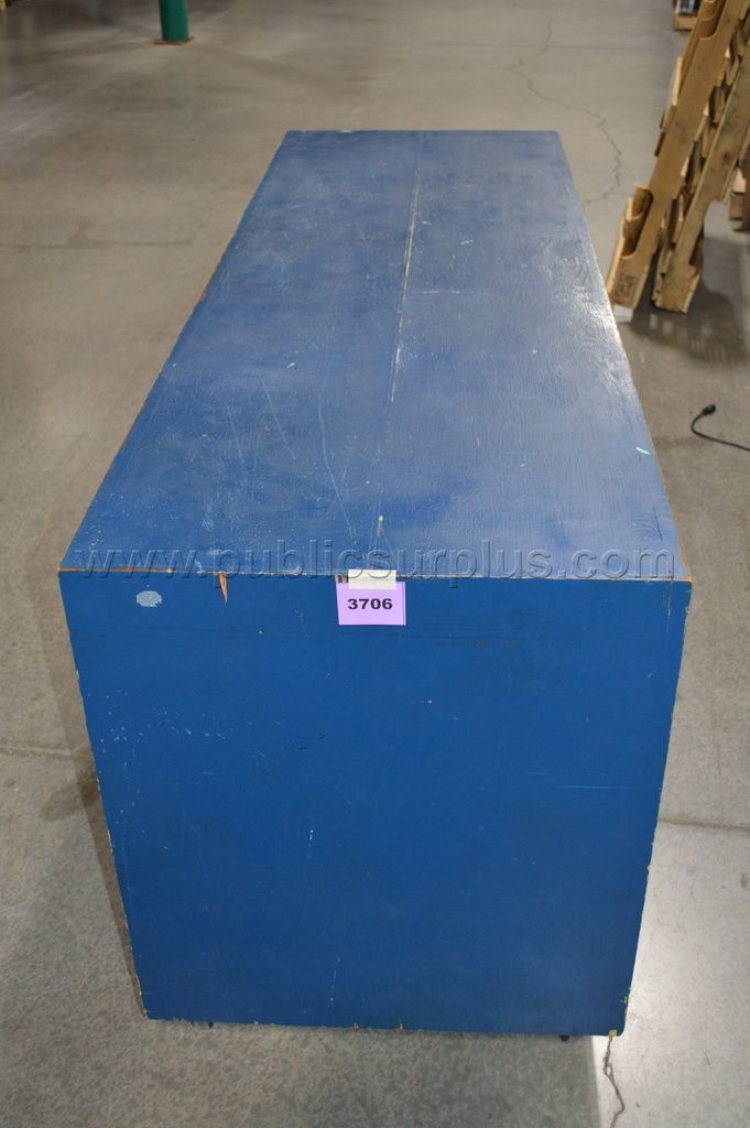 Blue Wooden Cupboard ~3706~ - photo 1
