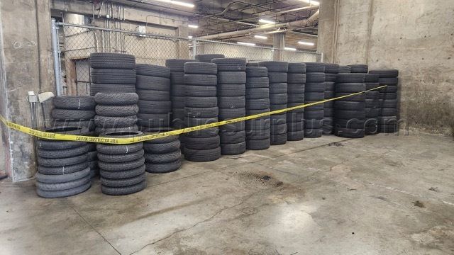 Large lot of Approx 220 Used Tires - photo 1